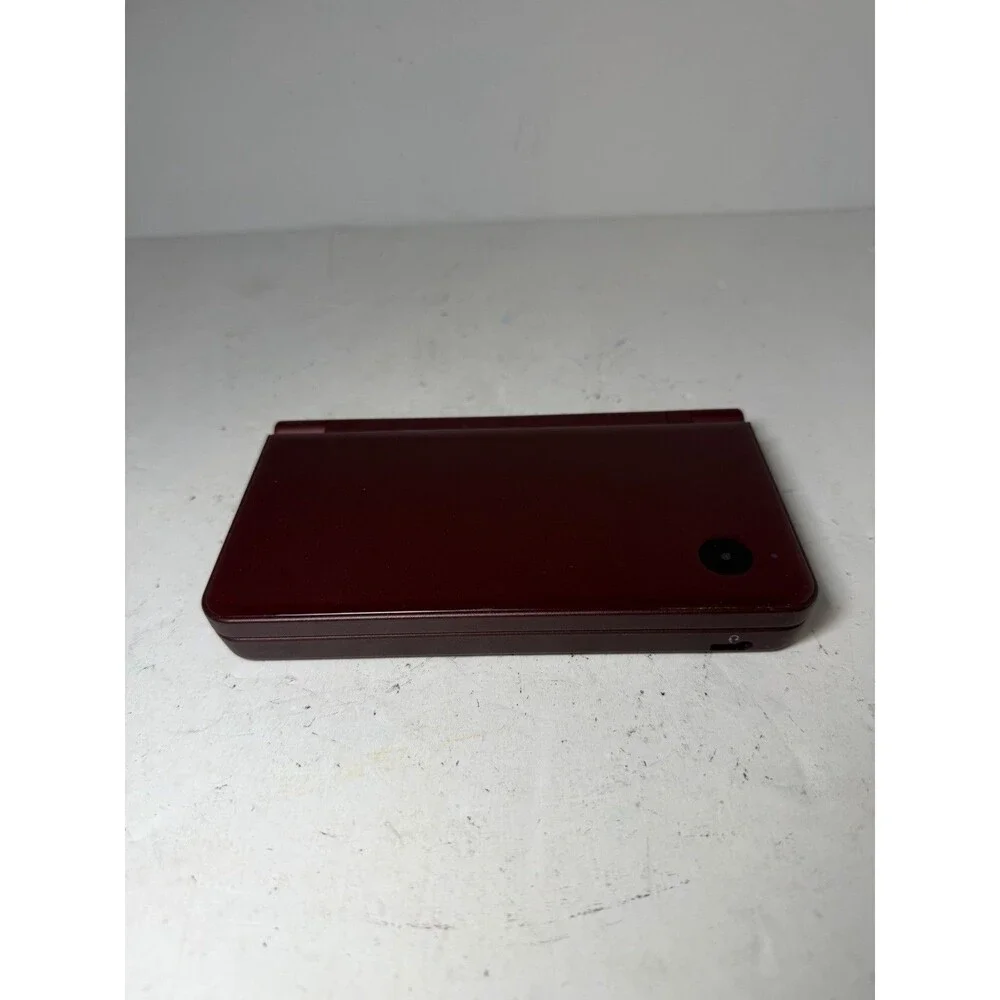Nintendo DSi XL Wine Red Handheld Console UTL-001 W/11 Games Charger Tested